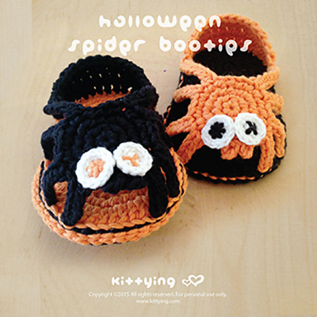 Halloween Spider Baby Sandals