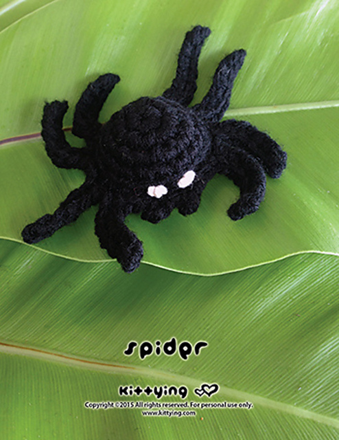 Halloween Spider Amigurumi