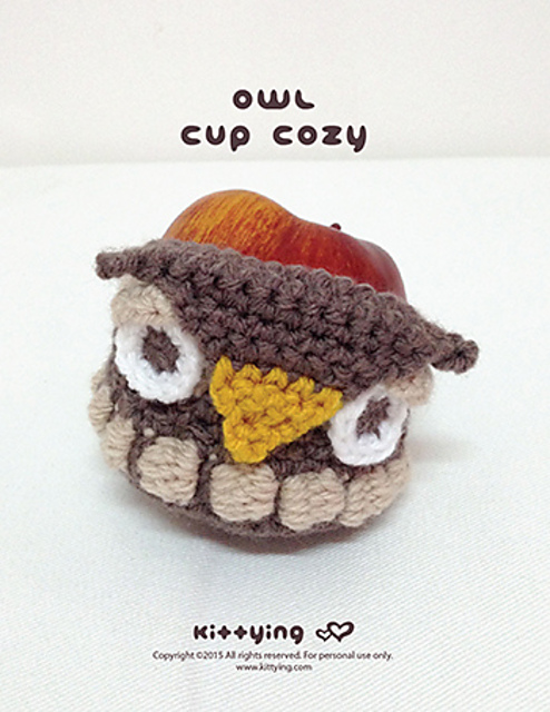 Owl Cup Cozy