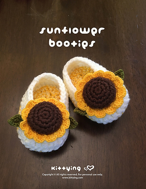 Sunflower Booties