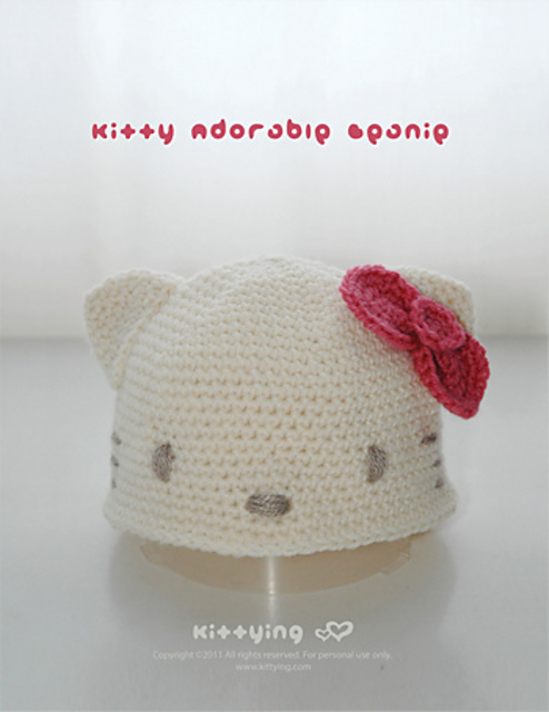 Hello Kitty Inspired Adorable Beanie