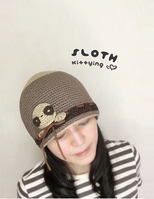 Sloth Adult Beanie Hat