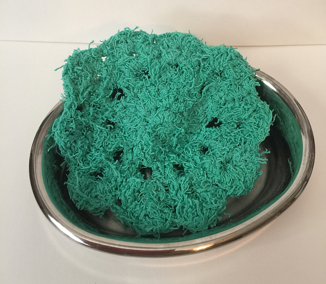 Flower Face/ Kitchen Scrubby