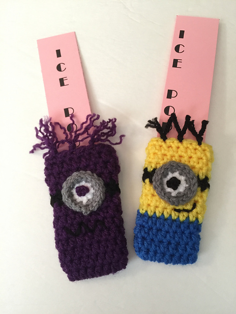 Minion/ Evil Minion Ice Pop Cozy