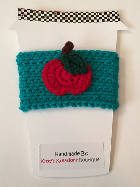 Apple Coffee Cup Cozy