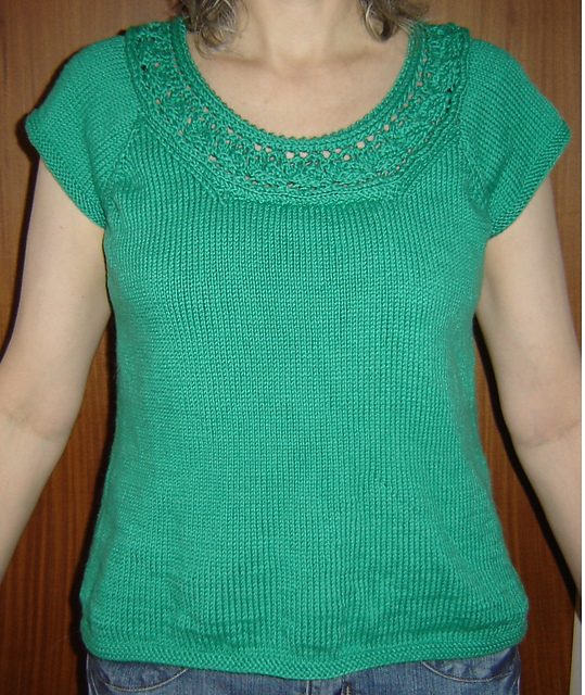 Leaf lace top