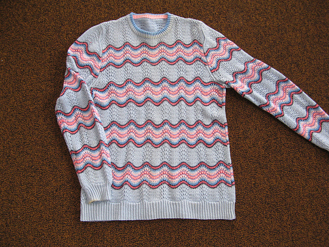 Old Shell Lace Sweater