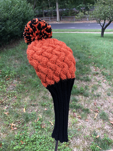 Basketweave Driver Golf Headcover