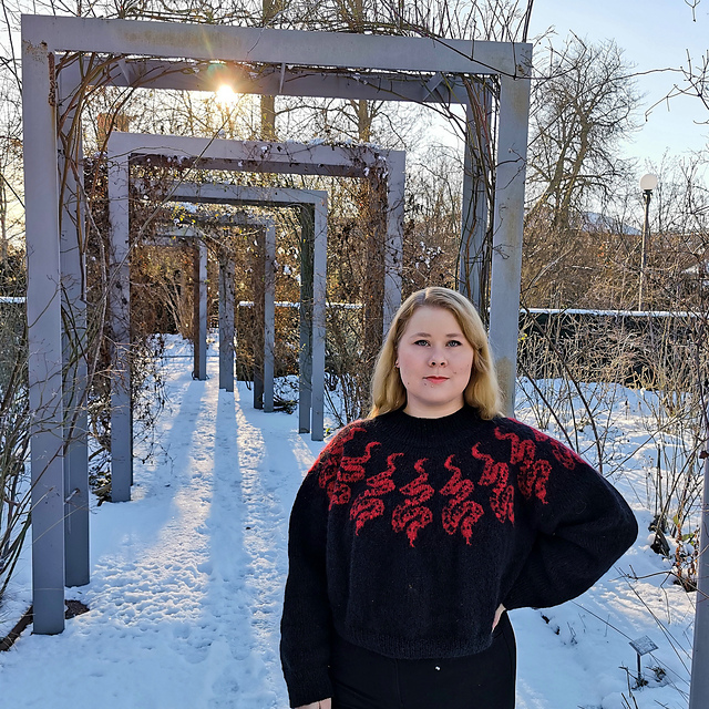 FIG&VIPER☆ビジューニット Ravelry: Viperidae sweater pattern by Klara Cecilia