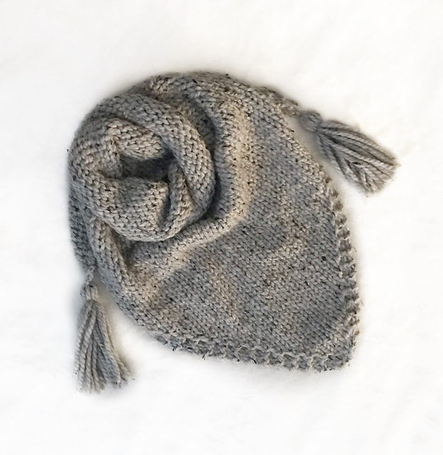 Tasseled Bandana Scarf