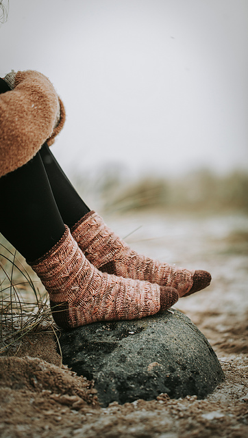 Socke Wiesenblume 6 ply