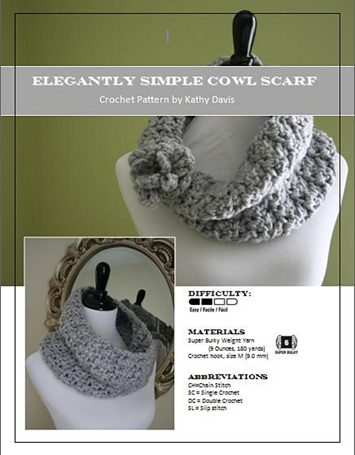 Elegantly Simple Cowl Scarf