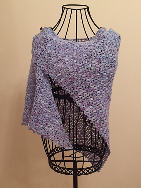 Forget Me Never Shawl