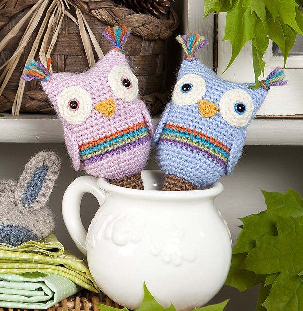 Owl Baby Rattles