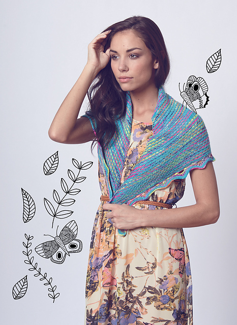 Lantana Shawl