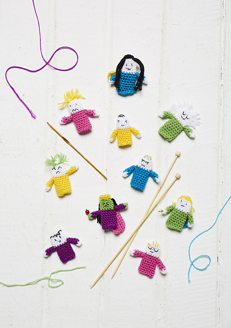 Snow White Finger Puppets