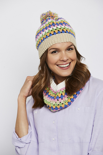 Tropical Beanie and Cowl