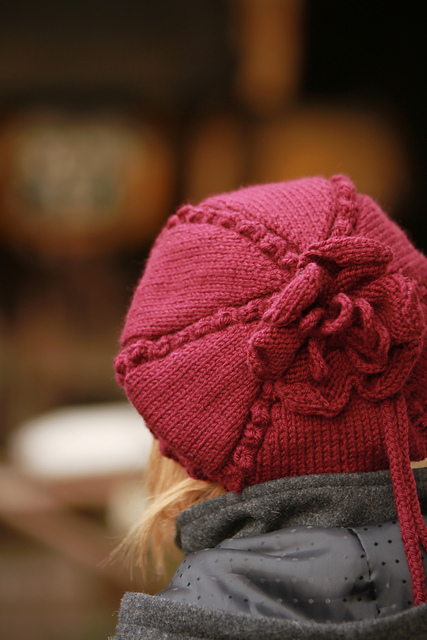 Flower beret and corsage