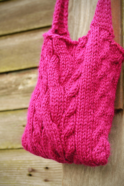 Cable Twist Handbag