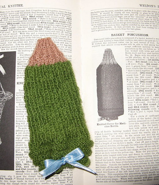 Knitted Cover for Medicine Bottle