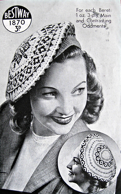 Two Fair Isle Berets