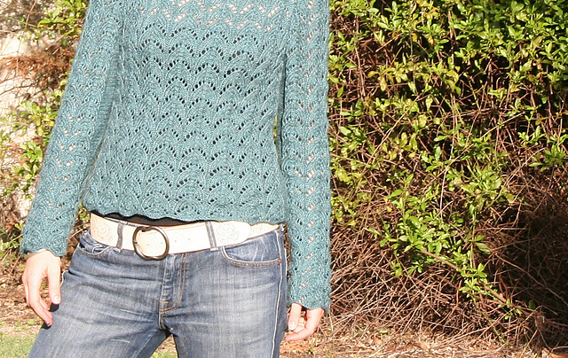 Lace Panelled Sweater