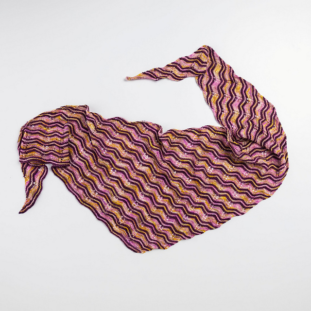 Wildflower Waves Shawl