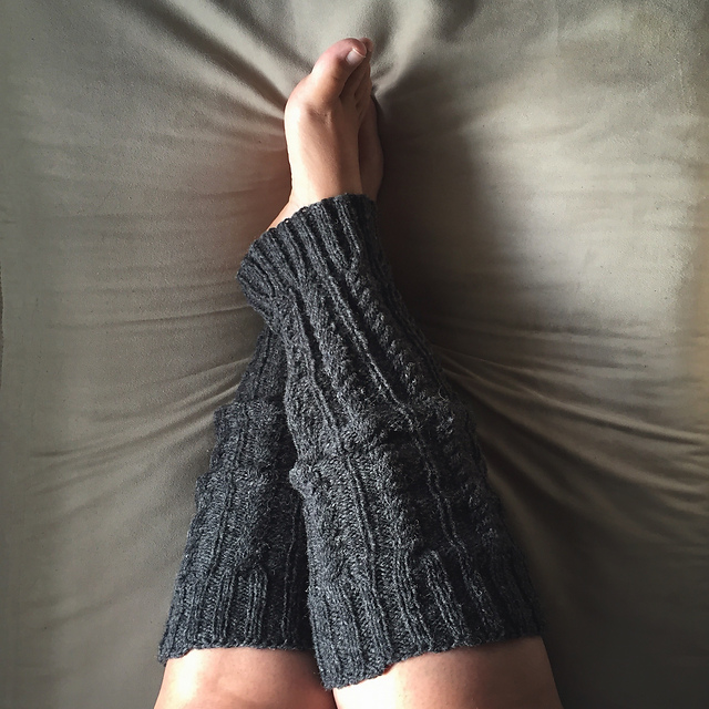 Snowdrop Leg Warmers