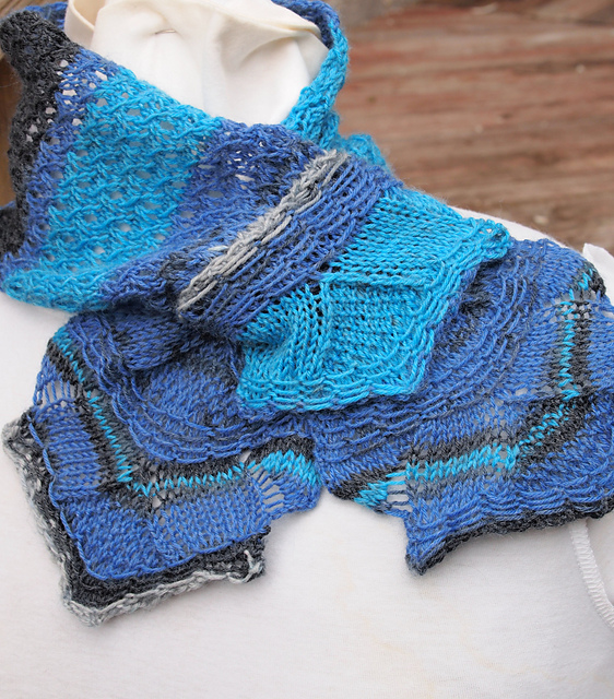 Sock Petal Scarf