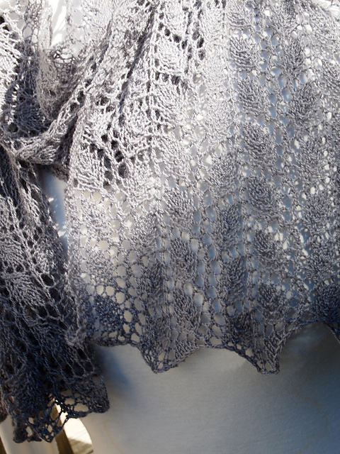 Fall Silver Shawl