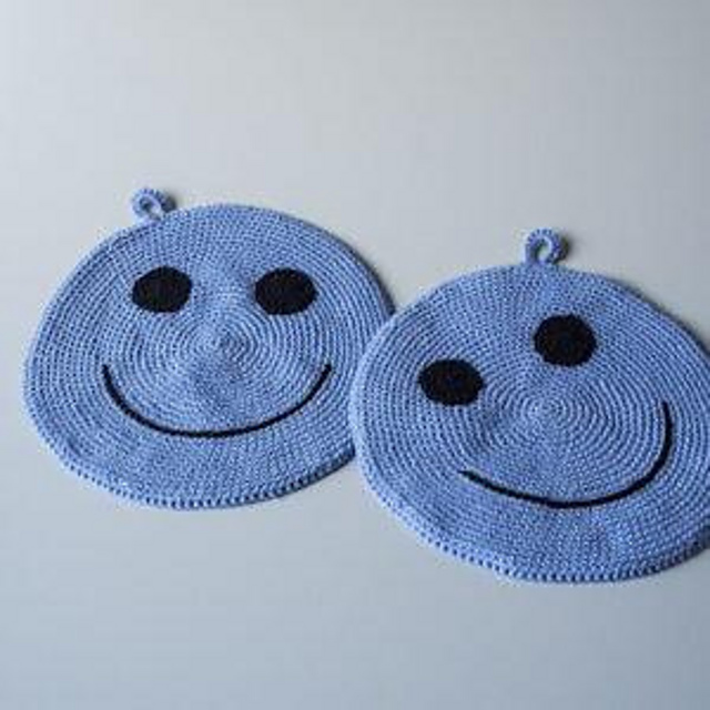 Potholder smiley
