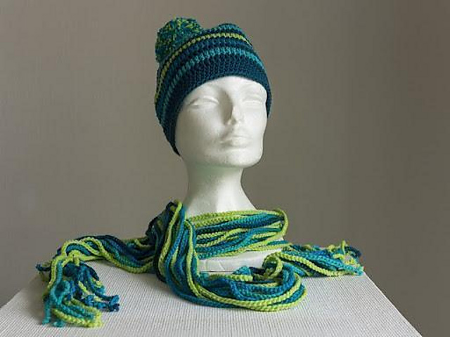 Hat and scarf
