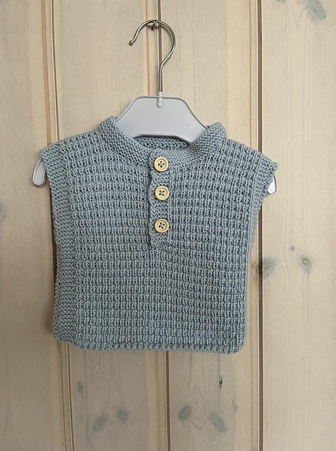 Slipover vest for baby