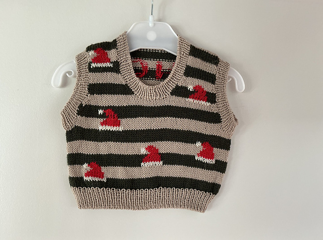 Christmas slipover for baby