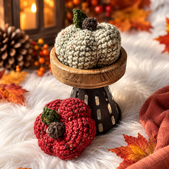 Fall Pumpkin Amigurumi