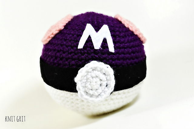 Pokeball Masterball Amigurumi