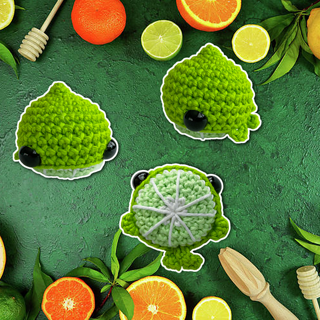 Ravelry Fruit Whale Series Lemon Lime pattern by Codi Hudnall