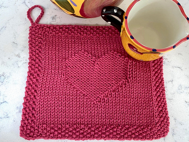 KH Washcloth: Heart