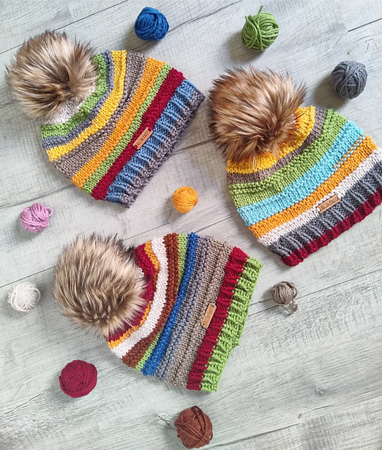 Scrappy Yarn Beanie