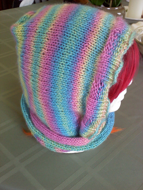 Knit Hood And Scarf