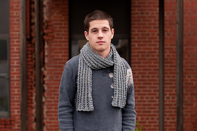 Rough Rib Scarf