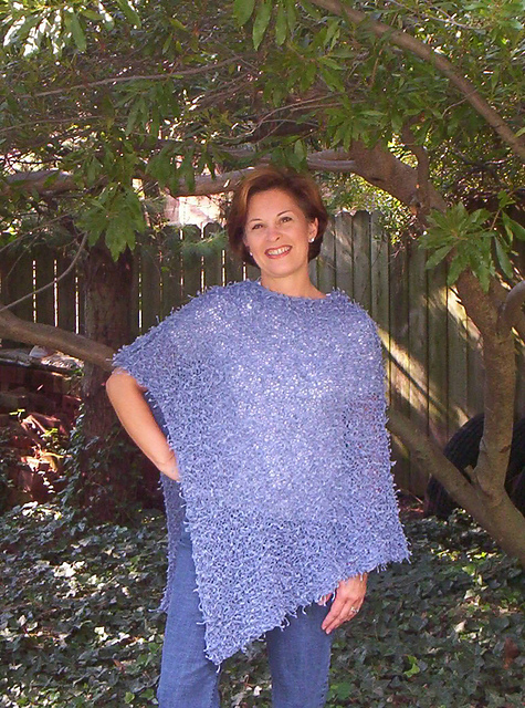 Garter Poncho