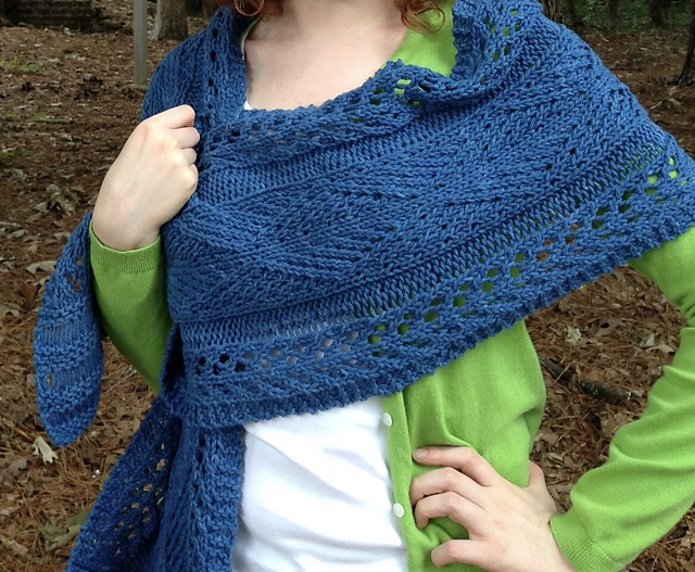 Charleston Indigo Scarf