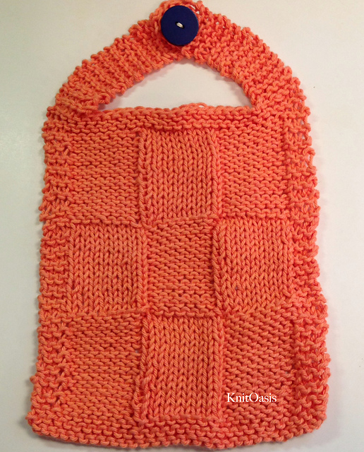 Framed Nine-Patch Baby Bib
