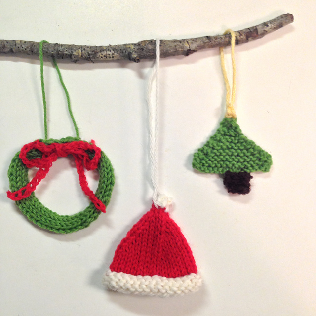 Wee Three Ornaments