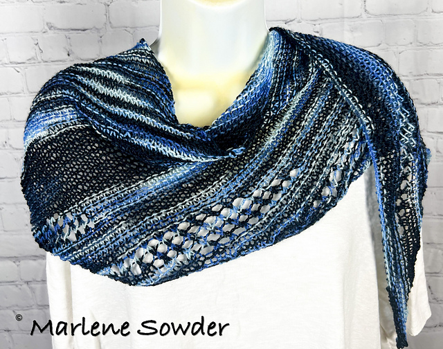 Inky Shawlette