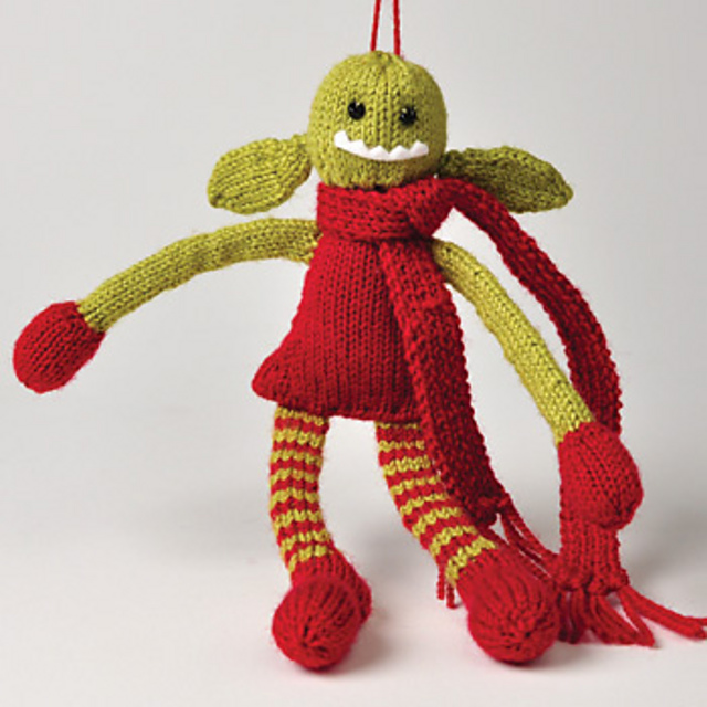 Olive the Monster Christmas Tree Ornament