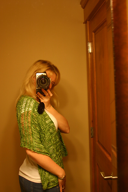 Lace Ribbon Poncho