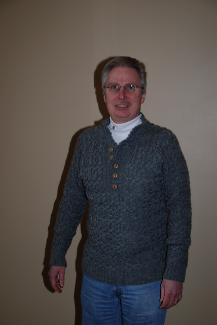 button-down pullover