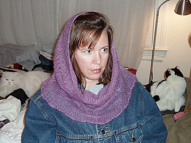 De-stressed Distressed Neck Warmer